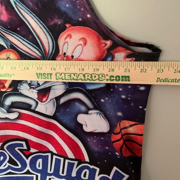 Space Jam Tune Squad tank top, stretchy, unisex Sz medium Material tag missing - Picture 7 of 7